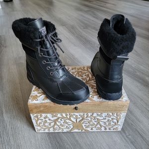 UGG Kid's Butte II Waterproof Leather Boot